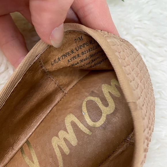 Sam Edelman snake print cap toe aster flats - Picture 9 of 9